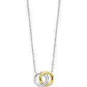 Ti sento COLLIER PRATA Argent 925 sans pierre précieuse Argent sans pierre précieuse, (Argent sterling 925, Or jaune)