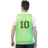 Softee Numbered 6-10 Training Bib 5 Units Vert Junior Homme