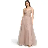Vera Mont Robe de soirée rose ancienne