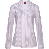 s.Oliver Chemise de nuit bordeaux / blanc
