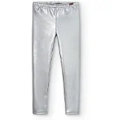 Boboli Fake Fur Stretch Leggings Argenté 8 Years Fille