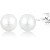 Elli Boucles d'oreilles blanc