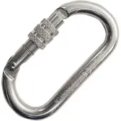 Kong Italy Mousqueton à Vis Oval Alu Classic