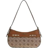 GUESS Sac Bandoulière Melinda Logo Tri Com Latte Logo JP990217
