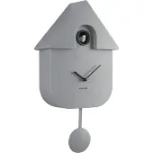 Karlsson Horloge murale moderne Cuckoo gris