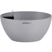 Lechuza Jardinière CUBETO Color 30 ALL-IN-ONE Gris pierre 13830