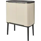 Brabantia Poubelle Bo Touch, dimensions : 540 mm, 312 mm, 680 mm, poids : 5,5 kg, origine : Belgique