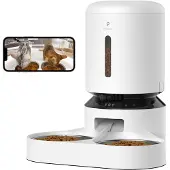 Petlibro Distributeur Automatique de Nourriture avec Caméra Double PLAF203 Blanc