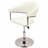 Mendler Tabouret de bar, chaise lounge COMO crème