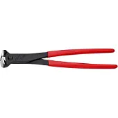 Knipex Pince coupante de devant noire atramentisée polie gainées en plastique 280 mm - 68 01 280