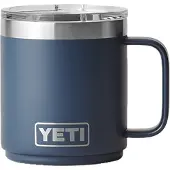 Yeti Rambler Stackable Mug 2.0 10oz Mag Slider Lid, Navy Blue, mug thermos empilable avec couvercle, 295 ml