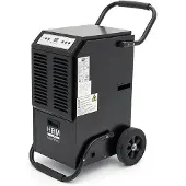 HBM déshumidificateur de chantier professionnel, déshumidificateur d’air, capteur d’humidité 70 litres, 860 Watt