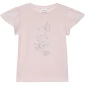 s.Oliver T-Shirt rose / argent / blanc