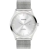 s.Oliver Montre à affichage analogique argent