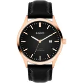 s.Oliver Montre à affichage analogique or rose / noir