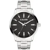 s.Oliver Montre à affichage analogique argent