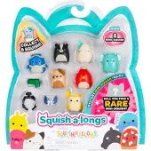 Jazwares Squishmallows - Squish-a-longs Figurines Style 4 - 8 pièces.