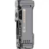 Wuben X4 Mini lampe torche plate avec lumière LED RGB - Gris