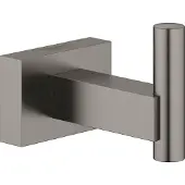 GROHE Crochet de peignoir Essential Cube dur graphite brossé 40511AL1