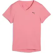 Puma Femmes, T-shirt de sport, W Tad Essential Vneck Tee (M), Pink, Rose, M