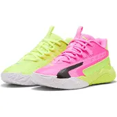 Puma Chaussures de basket Basketball Dagger 2 Junior "Lime Squeeze-Bright Aqua" pour Unisex