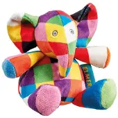 ELMER Peluche Hochet Elmer