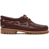 Timberland pour homme. TB0500096481 Authentiques chaussures de bateau en cuir bordeaux (41.5 W), Plat, Lacets, Casuel, Classique