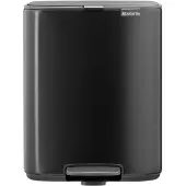 Brabantia Treteimer Bo 12 Liter Matt Black