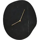 Ferm Living Melt Horloge Murale Black Marble