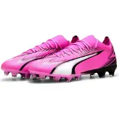 Puma Hommes Match Fg-ag Rose-noir-blanc Chaussures De Football Rose - 45