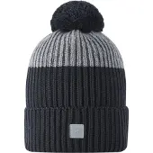 Reima Bonnet 'Pilke' gris chiné / noir