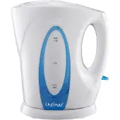 Cheffinger , bouilloire sans fil 1,7 l avec fermeture de sécurité, blanche