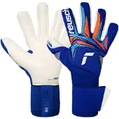 Reusch Attrakt Gold X Nc Gravity Goalkeeper Gloves Bleu 8.5