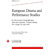 Classiques Garnier European Drama and Performance Studies