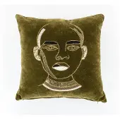 By-Boo Coussin By-Boo Dax Green 50 x 50 cm