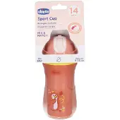 Chicco Sport Cup 14m+ tasse avec paille Pink 266 ml