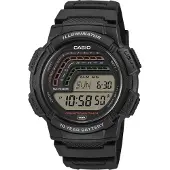 Casio Ws-1800 44.2mm 10atm Quartz Digital Watch Noir Homme