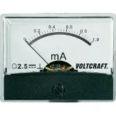 Voltcraft AM-60X46/1MA/DC Einbau-Messgerät AM-60X46/1mA/DC 1 mA Drehspule (AM-60X46/1MA/DC)