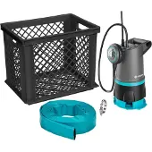 Gardena 09019-47 Schmutzwasser-Tauchpumpe Hochwasser-Set 20000 BASIC 550 W