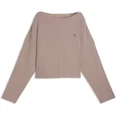 Puma Cloudspun Long Sleeve T-shirt Marron S Femme