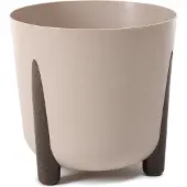 Lamela Flowerpot Frida 254-85, plastic, Ø 30 cm, light brown (30 x 29 cm)