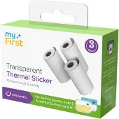 MyFirst Autocollant Insta Wi transparent, or, argent