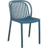 Oviala Chaise de terrasse bleu canard - Copenhague
