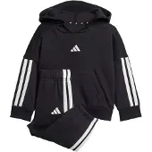 Adidas Essentials 3 Stripes Joggers Set Noir 3-4 Years Enfants