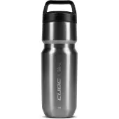 Cube Stainless Steel Arc Insulated 500ml Water Bottle Argenté
