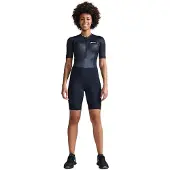 2XU Aero Hex Short Sleeve Trisuit Noir S Femme