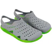 Abysstar Creta, chaussures en bois, couleur gris, pointure EU 45, couleur gris, pointure EU 45