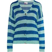 IZIA Cardigan bleu / turquoise