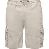 Only & Sons Pantalon cargo 'Dean-Mike' crème