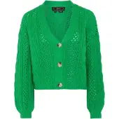 Faina Cardigan vert gazon
